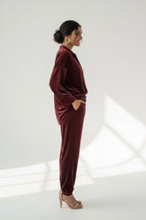 Luxe Comfort: Maroon